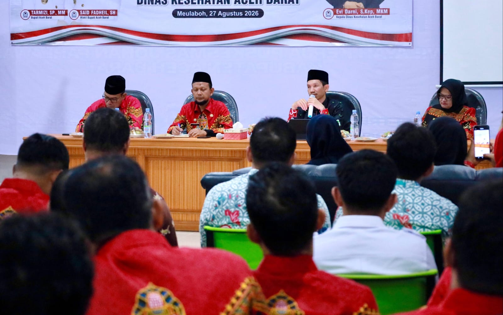 Rakor Dinkes, Bupati Aceh Barat Fokus Benahi Pelayanan dan Fasilitas Kesehatan